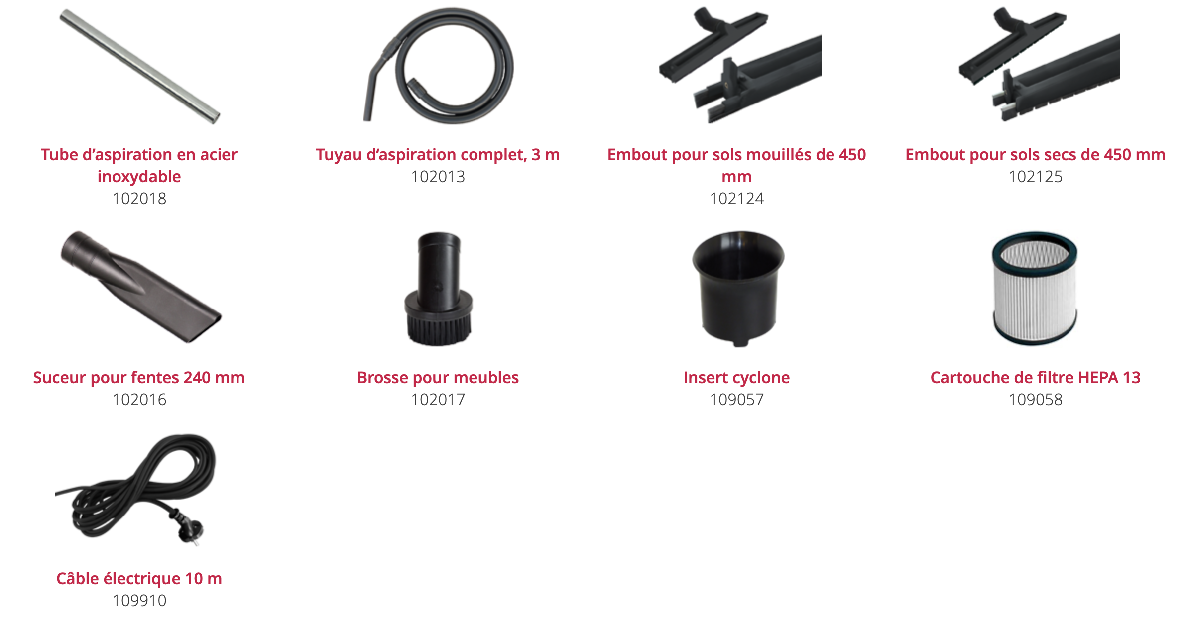 accessoires standards waterking XL